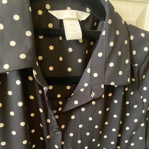 H&M Polka Dot Button-up